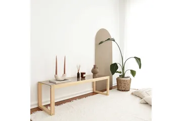 Sqandie TV-benk 130 cm - Natur - Møbler - Mediamøbel & tv møbel - TV-benk & mediabenk