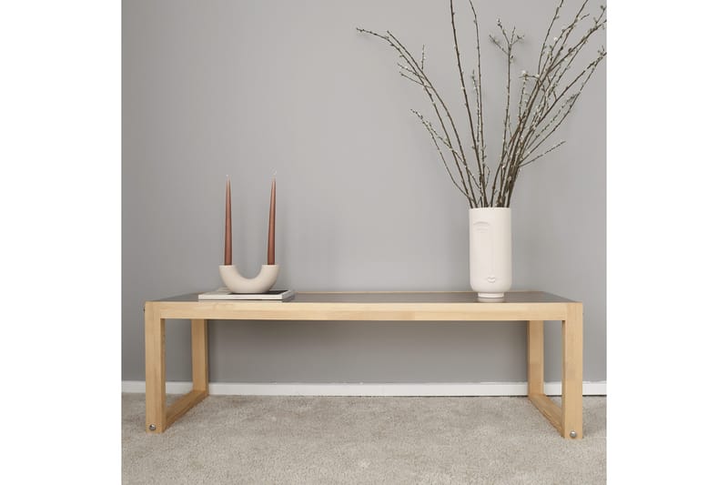 Sqandie TV-benk 130 cm - Natur - Møbler - Mediamøbel & tv møbel - TV-benk & mediabenk