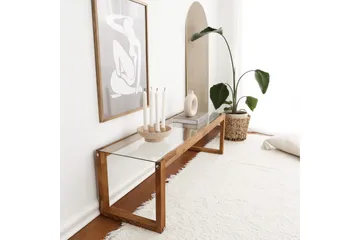 Sqandie Tv-benk 130 cm - Natur - Møbler - Mediamøbel & tv møbel - TV-benk & mediabenk