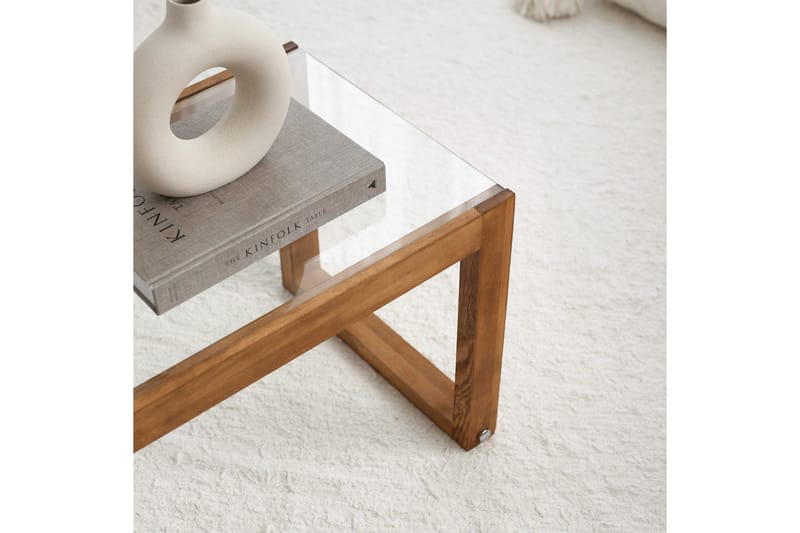 Sqandie Tv-benk 130 cm - Natur - Møbler - Mediamøbel & tv møbel - TV-benk & mediabenk