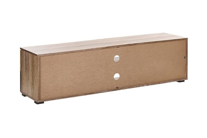 Sterlingen TV-benk 148x40 cm - Lyst Tre/Svart - Møbler - Mediamøbel & tv møbel - TV-benk & mediabenk