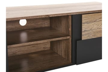 Sterlingen TV-benk 148x40 cm - Lyst Tre/Svart - Møbler - Mediamøbel & tv møbel - TV-benk & mediabenk