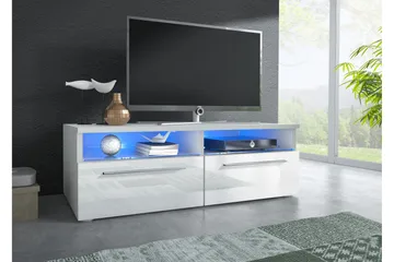 Stockend TV-Benk 100 cm - Hvit - Møbler - Mediamøbel & tv møbel - TV-benk & mediabenk