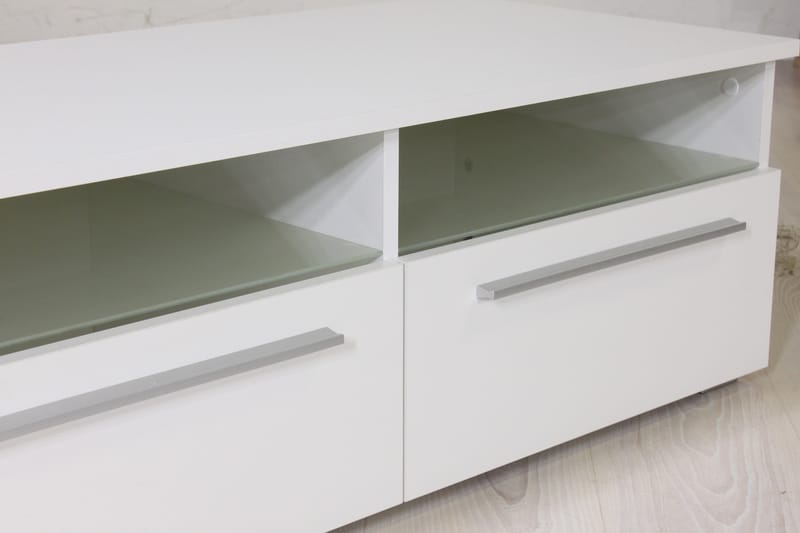 Stockend TV-Benk 100 cm - Hvit - Møbler - Mediamøbel & tv møbel - TV-benk & mediabenk