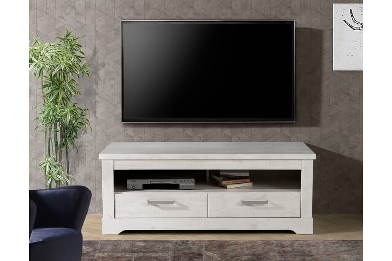 Svetis Tv-benk 137 cm - Hvit - Møbler - Mediamøbel & tv møbel - TV-benk & mediabenk