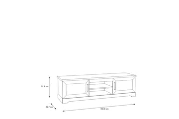 Svetis Tv-benk 183 cm - Hvit - Møbler - Mediamøbel & tv møbel - TV-benk & mediabenk