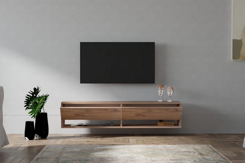 Taboada<br> Tv-benk 141 cm - Natur - Møbler - Mediamøbel & tv møbel - TV-benk & mediabenk