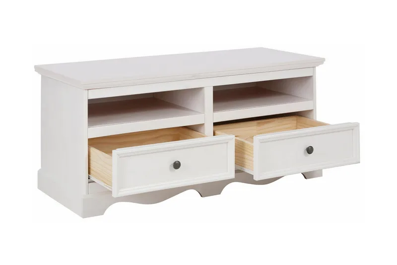 Taisia TV-benk 120 cm - Hvit - Møbler - Mediamøbel & tv møbel - TV-benk & mediabenk