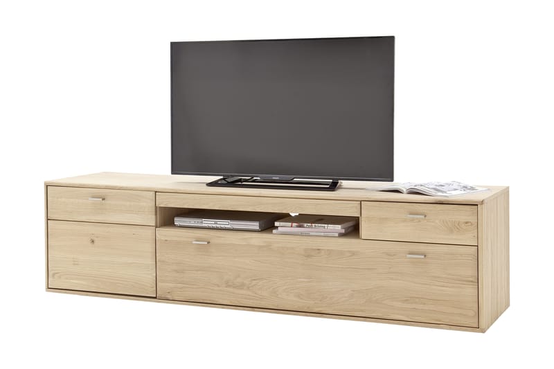 Tarragona TV-benk 214 cm - Tre/Natur - TV-benk & mediabenk