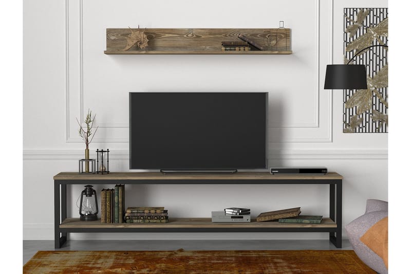 Tera Home TV-benk 180 cm hjemme ink 180 cml. Vegghylle - Beige - TV-benk & mediabenk