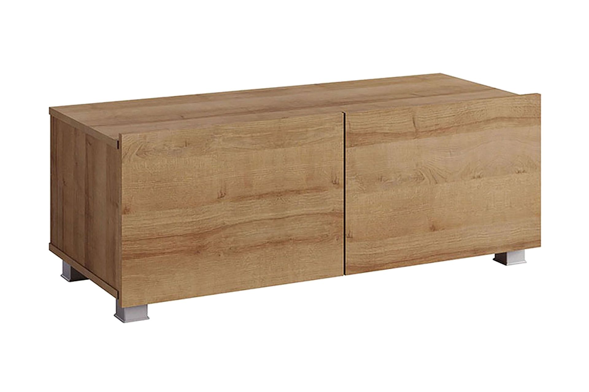 Tessan TV-benk 100 cm Liten - Gyllen Eik
