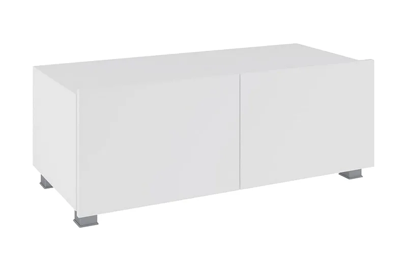 Tessan TV-benk 100 cm Liten, Hvit