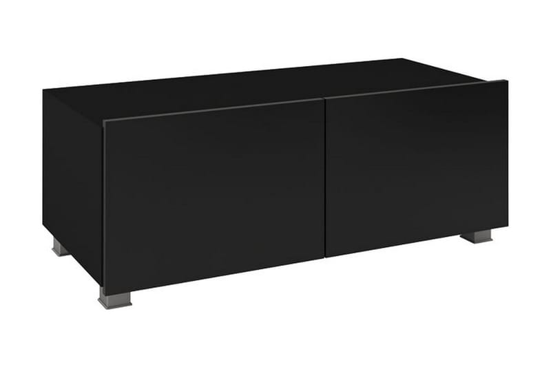 Tessan TV-benk 100 cm Liten - Svart - Møbler - Mediamøbel & tv møbel - TV-benk & mediabenk