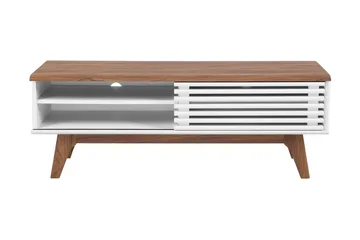 Toledo Tv-Benk 35x117 Cm - Hvit - Møbler - Mediamøbel & tv møbel - TV-benk & mediabenk
