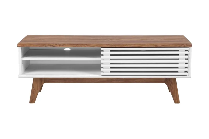 Toledo Tv-Benk 35x117 Cm - Hvit - Møbler - Mediamøbel & tv møbel - TV-benk & mediabenk