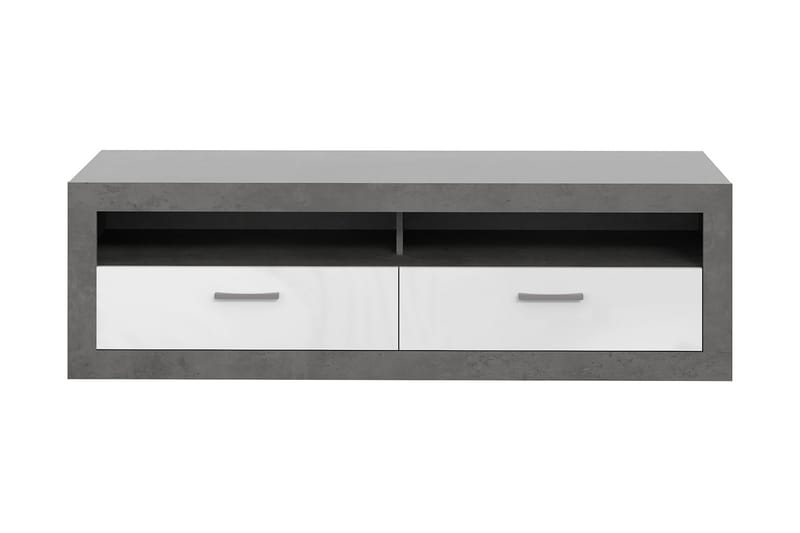 Tolovgrad Tv-benk 153 cm - Grå/Hvit - Møbler - Mediamøbel & tv møbel - TV-benk & mediabenk