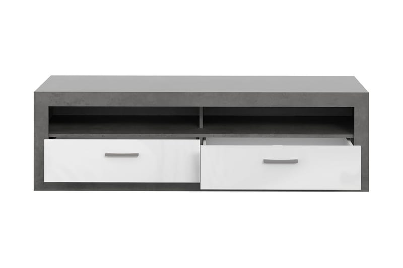 Tolovgrad Tv-benk 153 cm - Grå/Hvit - Møbler - Mediamøbel & tv møbel - TV-benk & mediabenk