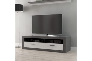 Tolovgrad Tv-benk 153 cm - Grå/Hvit - Møbler - Mediamøbel & tv møbel - TV-benk & mediabenk