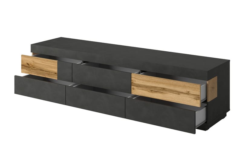 Tomeka TV-benk 206 cm - Tre - Møbler - Mediamøbel & tv møbel - TV-benk & mediabenk