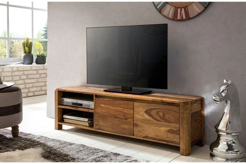 Tv-bänk & mediabänk Wohnling Trä, Natur, undefined