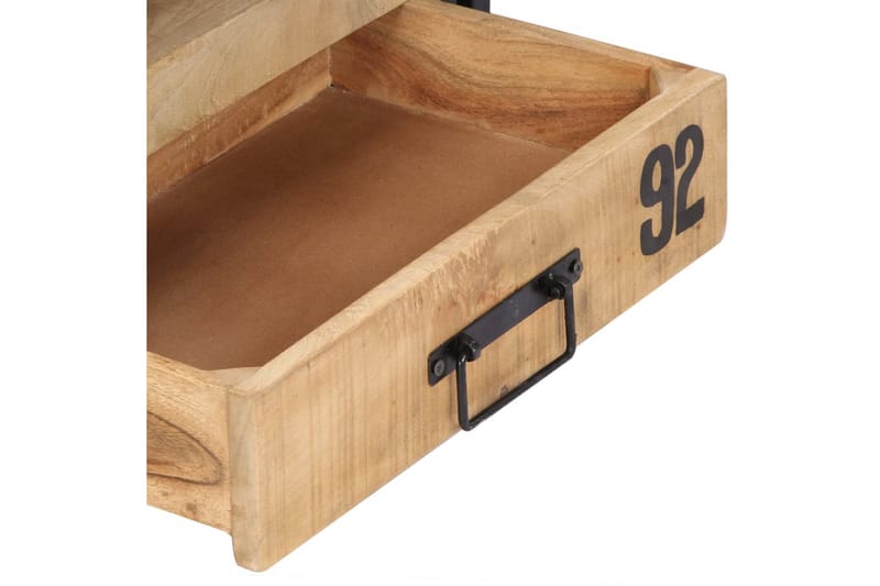TV-benk 100x30x45 cm heltre mango - Brun - Møbler - Mediamøbel & tv møbel - TV-benk & mediabenk