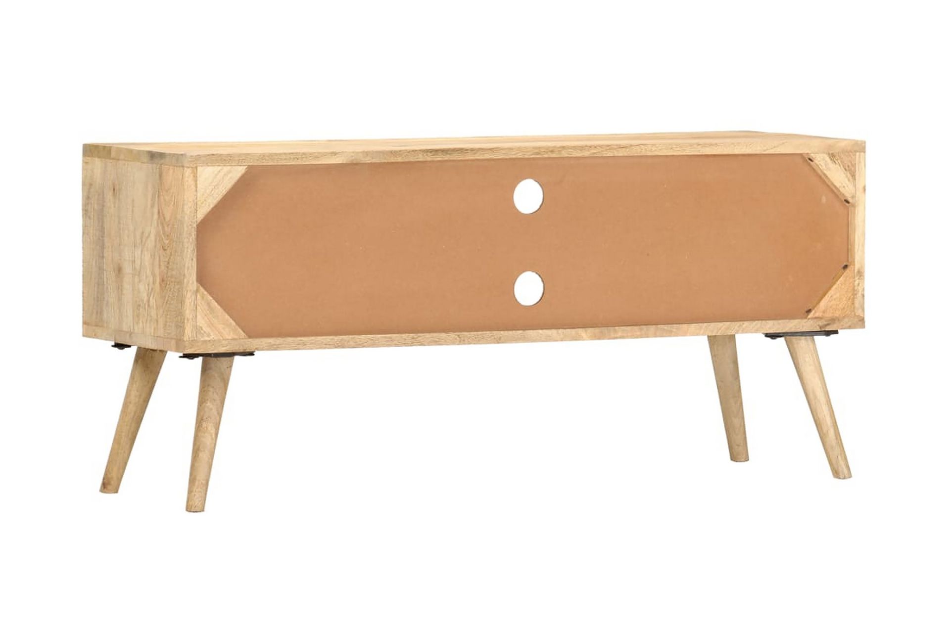 TV-benk 100x30x45 cm heltre mango - Møbler - Mediamøbel & tv møbel - TV-benk & mediabenk