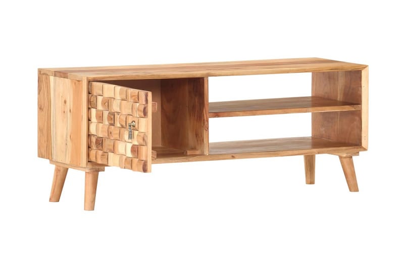 TV-benk 100x35x40 cm heltre akasie - Møbler - Mediamøbel & tv møbel - TV-benk & mediabenk