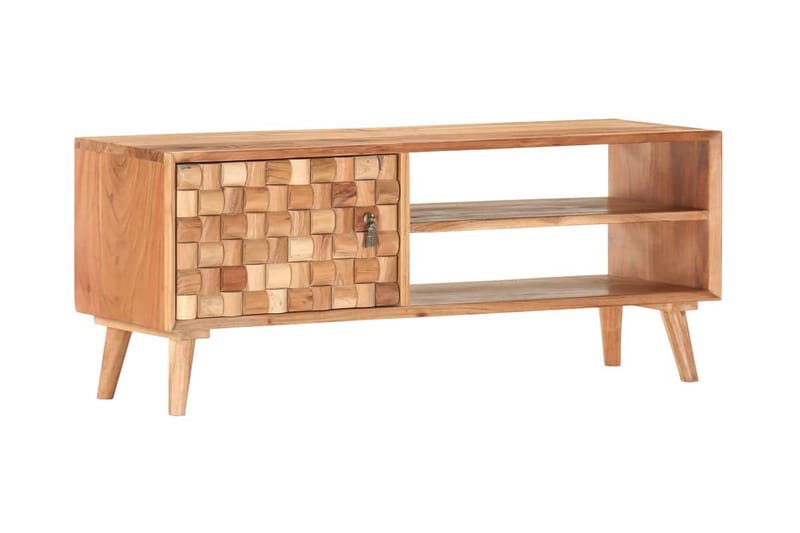 TV-benk 100x35x40 cm heltre akasie - Møbler - Mediamøbel & tv møbel - TV-benk & mediabenk