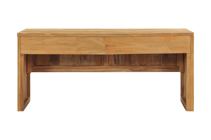 TV-benk 100x35x45 cm heltre teak - Brun - Møbler - Mediamøbel & tv møbel - TV-benk & mediabenk