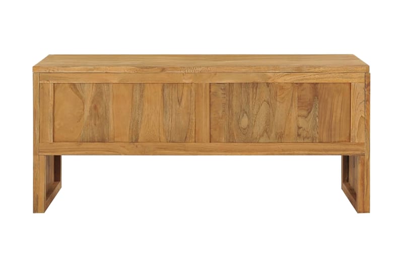 TV-benk 100x35x45 cm heltre teak - Brun - Møbler - Mediamøbel & tv møbel - TV-benk & mediabenk