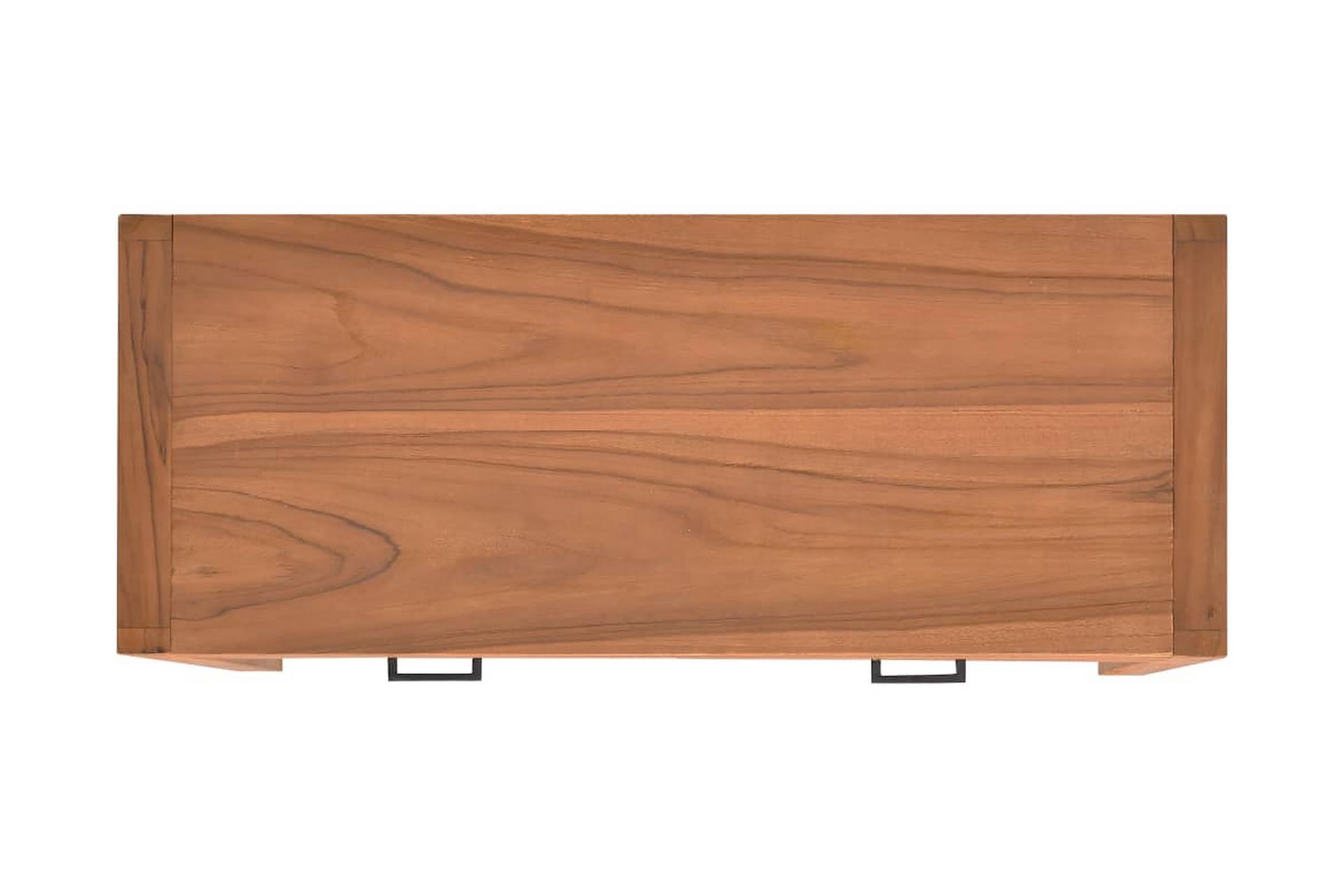TV-benk 100x40x45 cm resirkulert teak - Brun - Møbler - Mediamøbel & tv møbel - TV-benk & mediabenk