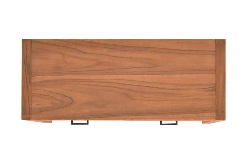 TV-benk 100x40x45 cm resirkulert teak - Brun - Møbler - Mediamøbel & tv møbel - TV-benk & mediabenk