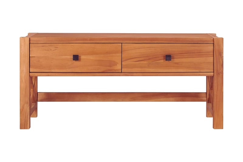TV-benk 100x40x45 cm resirkulert teak - Brun - Møbler - Mediamøbel & tv møbel - TV-benk & mediabenk