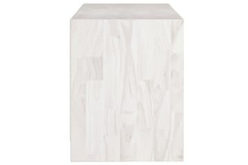 TV-benk 104x33x41 cm heltre furu hvit - Hvit - Møbler - Mediamøbel & tv møbel - TV-benk & mediabenk