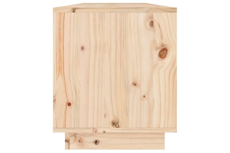 TV-benk 110,5x34x40 cm heltre furu - Brun - Møbler - Mediamøbel & tv møbel - TV-benk & mediabenk