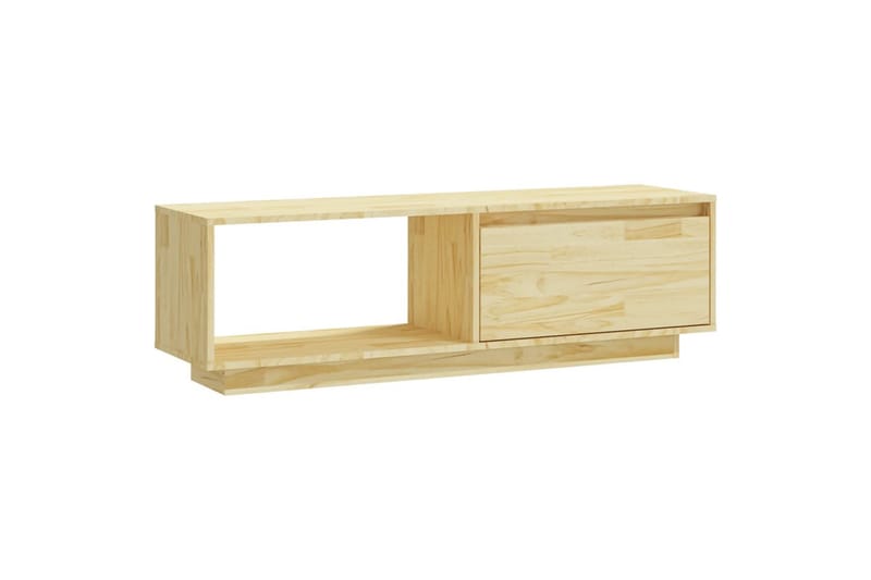 TV-benk 110x30x33,5 cm heltre furu - Brun - Møbler - Mediamøbel & tv møbel - TV-benk & mediabenk