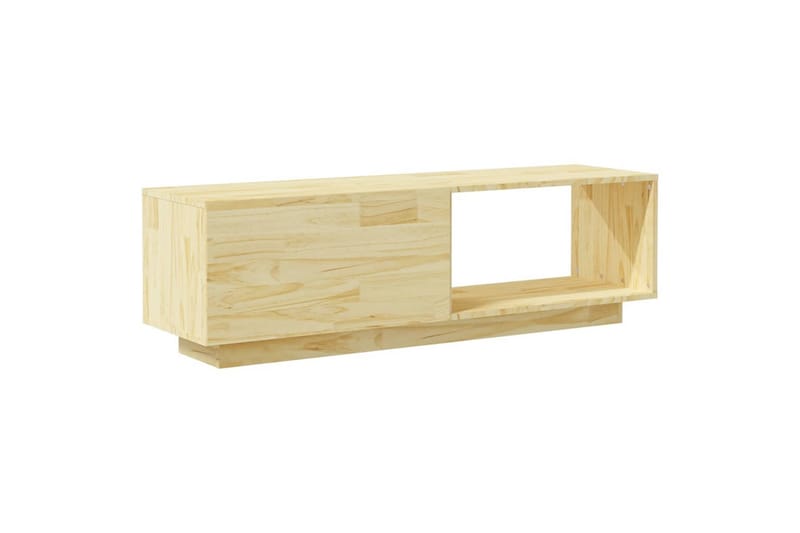 TV-benk 110x30x33,5 cm heltre furu - Brun - Møbler - Mediamøbel & tv møbel - TV-benk & mediabenk