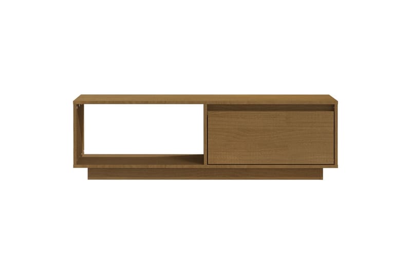 TV-benk 110x30x33,5 cm heltre furu honningbrun - Brun - TV-benk & mediabenk