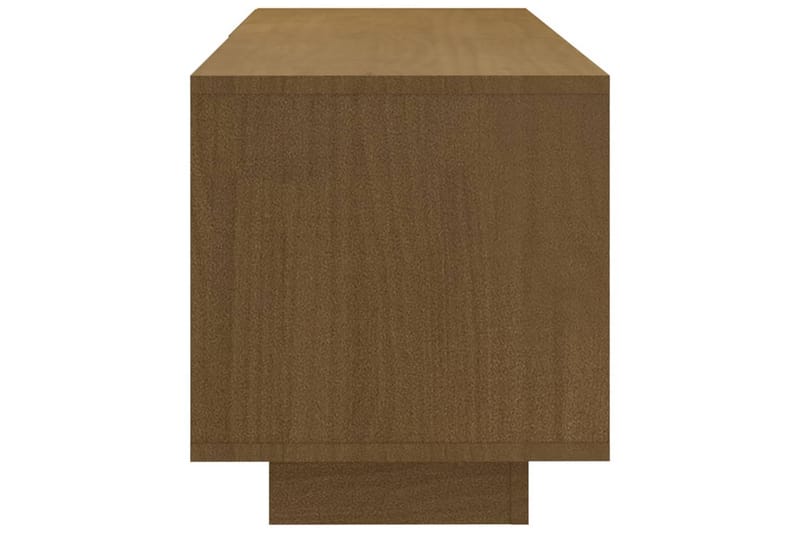 TV-benk 110x30x33,5 cm heltre furu honningbrun - Brun - Møbler - Mediamøbel & tv møbel - TV-benk & mediabenk