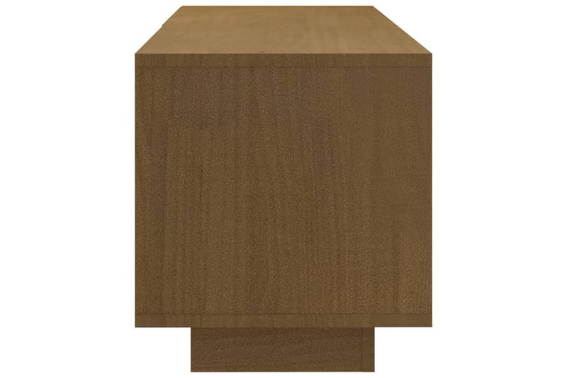 TV-benk 110x30x33,5 cm heltre furu honningbrun - Brun - TV-benk & mediabenk