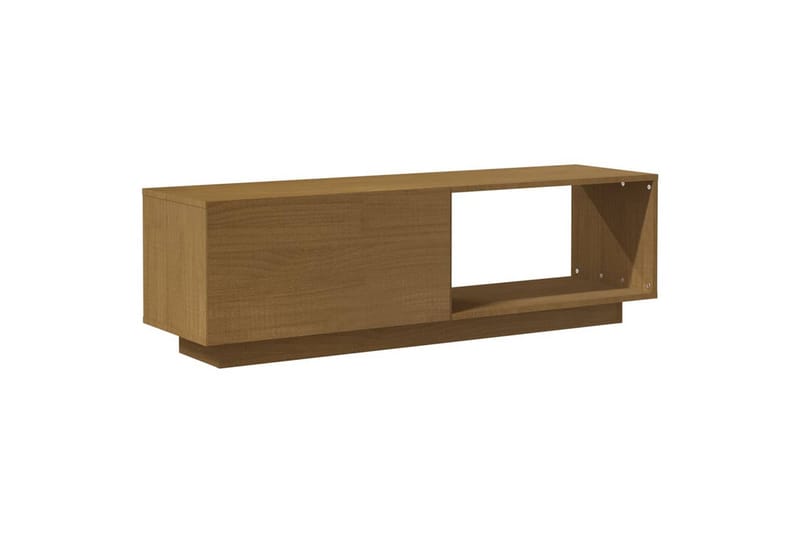 TV-benk 110x30x33,5 cm heltre furu honningbrun - Brun - Møbler - Mediamøbel & tv møbel - TV-benk & mediabenk