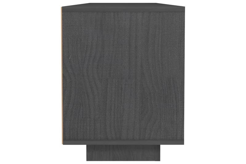 TV-benk 110x30x40 cm heltre furu grå - Grå - Møbler - Mediamøbel & tv møbel - TV-benk & mediabenk