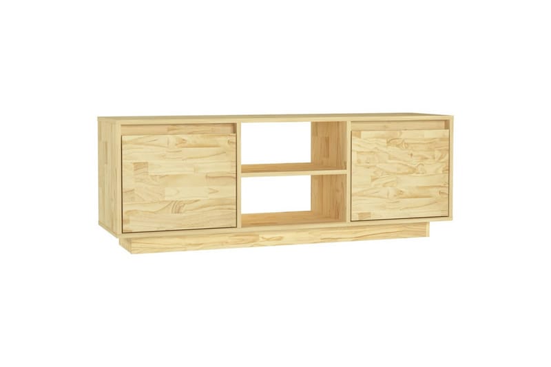 TV-benk 110x30x40 cm heltre furu - TV-benk & mediabenk