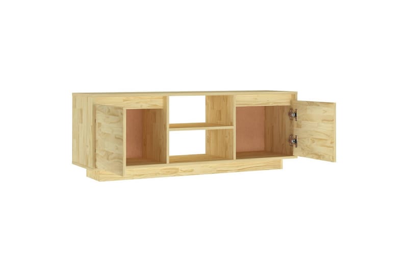 TV-benk 110x30x40 cm heltre furu - TV-benk & mediabenk