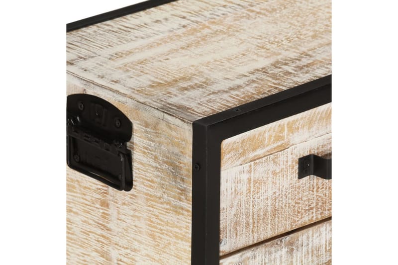 TV-benk 110x30x41 cm heltre akasie - Grå - Møbler - Mediamøbel & tv møbel - TV-benk & mediabenk