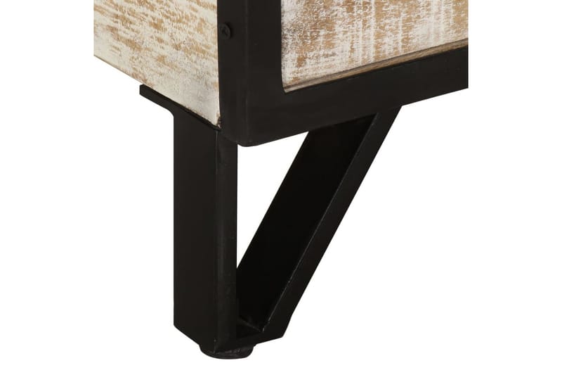 TV-benk 110x30x41 cm heltre akasie - Grå - Møbler - Mediamøbel & tv møbel - TV-benk & mediabenk