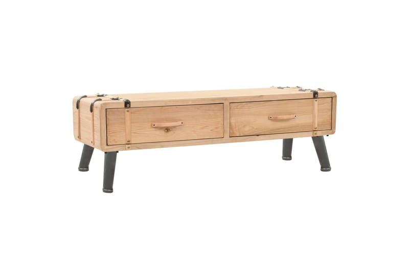 TV-benk 110x33x35 cm heltre gran - Brun - Møbler - Mediamøbel & tv møbel - TV-benk & mediabenk