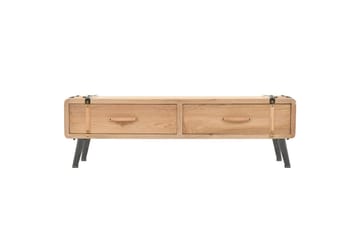 TV-benk 110x33x35 cm heltre gran - Brun - Møbler - Mediamøbel & tv møbel - TV-benk & mediabenk