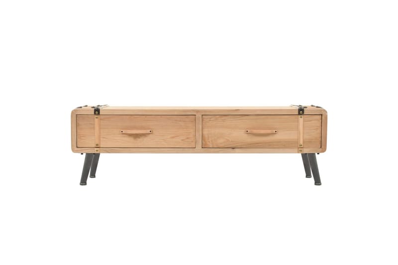 TV-benk 110x33x35 cm heltre gran - Brun - Møbler - Mediamøbel & tv møbel - TV-benk & mediabenk