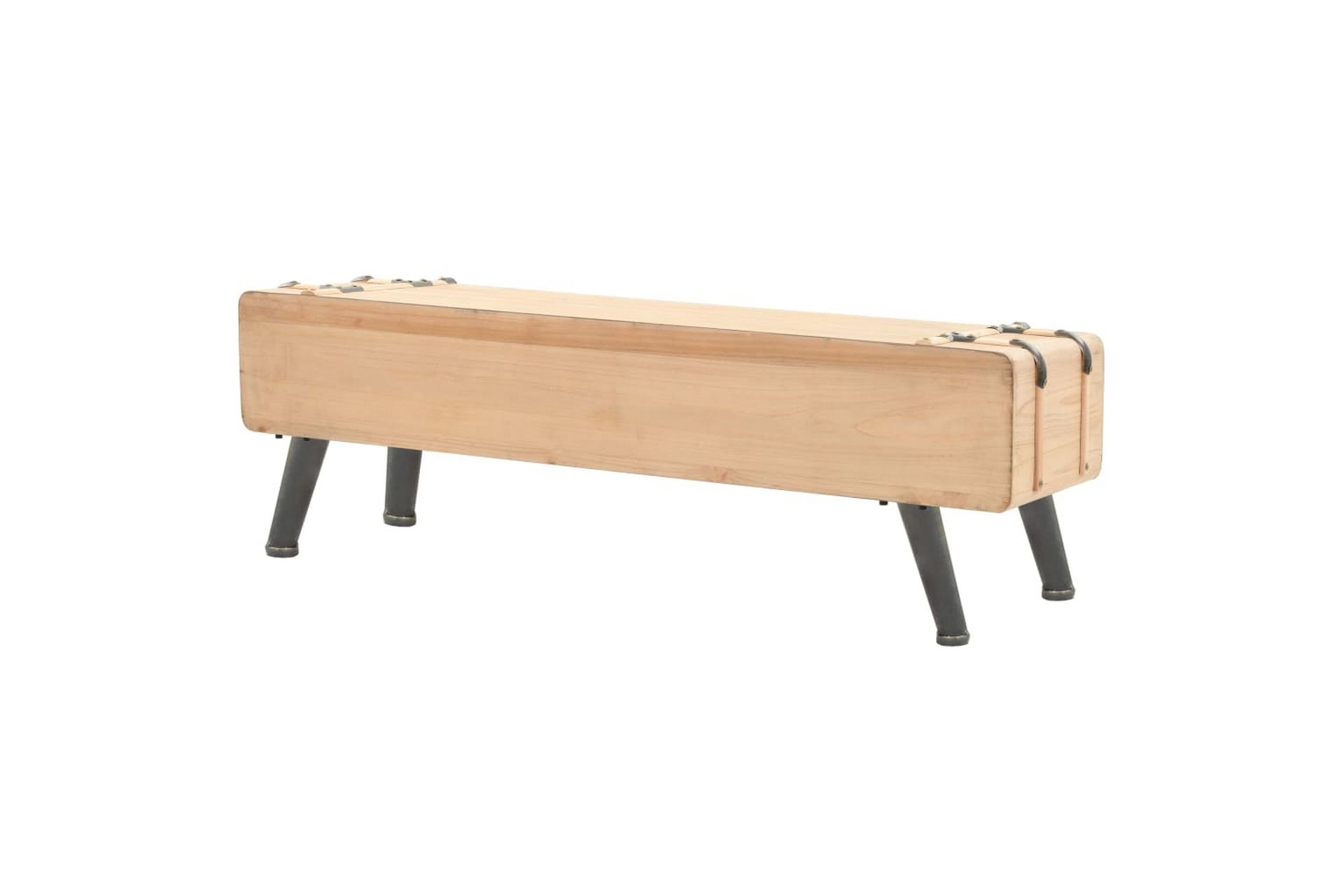 TV-benk 110x33x35 cm heltre gran - Brun - Møbler - Mediamøbel & tv møbel - TV-benk & mediabenk